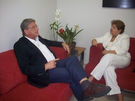 Reitora solicita apoio do Governador para projetos