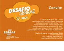 Sebrae lança Desafio 2009