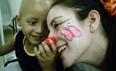 Interação entre estudantes e os pequenos pacientes