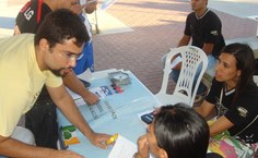 Estudantes no Dia Mundial da Saúde