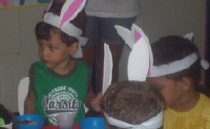 Lanche saboroso foi compartilhado pelas crianças