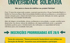 inscrições até 28 de setembro