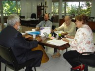 Reunião para discutir parceria