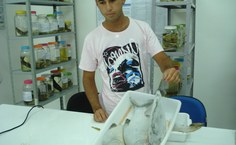 Luis Henrique, aluno do 6º período de Engenharia de Pesca