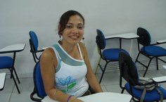 Josinete Estácio, aluna de Turismo