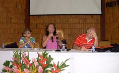 Participação de doutores e mestres apresentando pesquisas