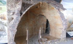 Caverna localizada dentro do Museu
