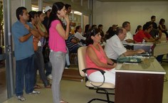 Os alunos também participaram do Consuni e entregaram a pauta de reivindicações