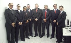 Dirigentes do Santander e do Universia na Ufal