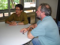 Professores Geraldo Veríssimo e Marcelo Cruz