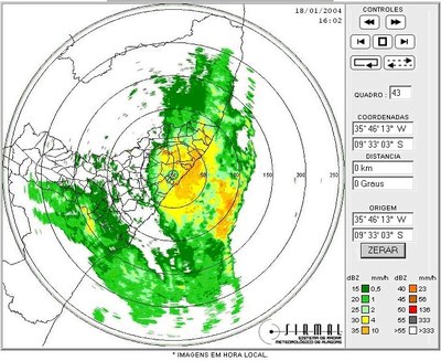 imagens do radar da Ufal