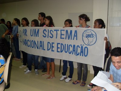 Estudantes secundaristas acompanharam o Consuni