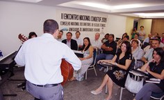 Apresentação musical na abertura do Encontro