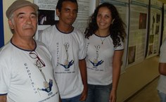 Representantes do Clube de Astronomia