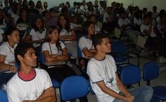 Auditório lotado para as palestras
