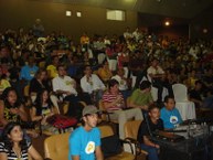 Auditório lotado para a palestra