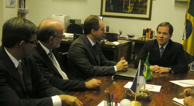 Reunião com o ministro Sérgio Rezende