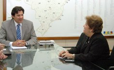 Reitora Ana Dayse e o ministro da Educação