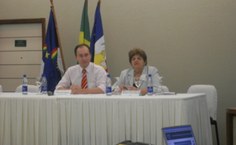 Reitor Alan Barbiero, do Tocantins e reitora Ana Dayse Dorea, de Alagoas, novos presidente e vice-presiedente da Andifes