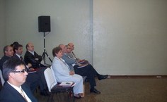 Reitor Alan Barbiero na solenidade de posse da Andifes