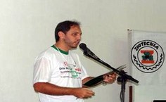 Professor André Galvão, na abertura do evento