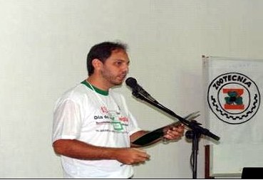 Professor André Galvão, na abertura do evento