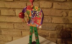 escultura de papel marchê que integra o "Cordel do João Boneco"