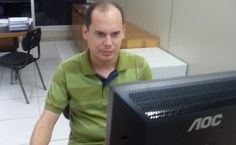 Coordenador técnico do NTI Rodrigo Pinheiro