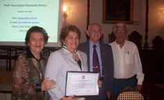 Ana Dayse foi condecorada pelo Instituto