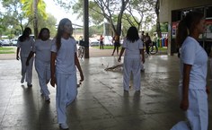 Participação dos alunos de Teatro nos atos do Ufal em Defesa da Vida