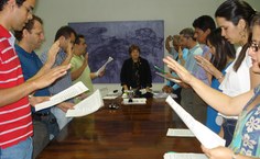 Juramento dos novos docentes