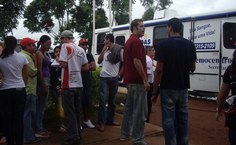 O Projeto Trote Solidário engajou alunos na doação de sangue e roupas