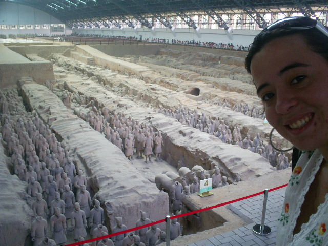 No museu dos guerreiros de Terracota em Xian