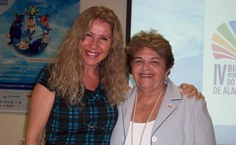 Profª Sheila Maluf e reitora Ana Dayse Dorea