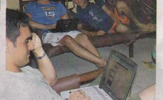 Paulo Wianês divide quarto com colegas no hotel