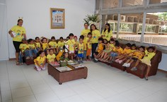 No gabinete da reitora