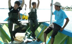 São percorridos 170 km do rio