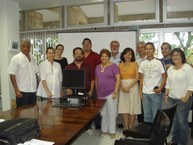 Reitora com a equipe da Proest e representantes dos Campi e Polos