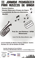 Curso de Música promove II Jornada para Músicos de Banda