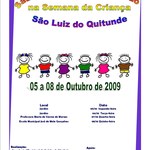 Esenfar promove semana das crianças em São Luiz do Quitunde