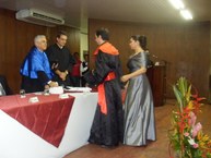 Formatura da turma de mestrado em Direito