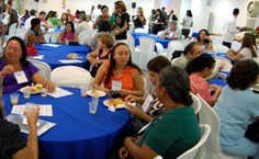Servidores foram recebidos com café da manhã regional