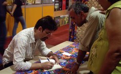 Jessier na sala de autógrafos