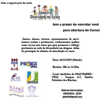 Convite para a aula inaugural