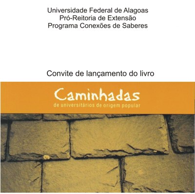 Convite para o lançamento do livro