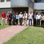 Reitora visita novo prédio do LCCV que será inaugurado em novembro