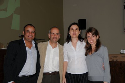 Professores Alan Curcino (Ufal), Lluís Mundet i Cerdan (Girona), Silvana Pirillo Ramos (Ufal) e Maria Clara Dias (Girona)