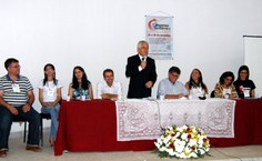 Mesa de abertura do Congresso