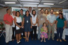 Equipe Embrapa comemora lançamentos