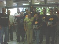 Reitora, equipe "Liga da Justiça" e professores do Campus Arapiraca